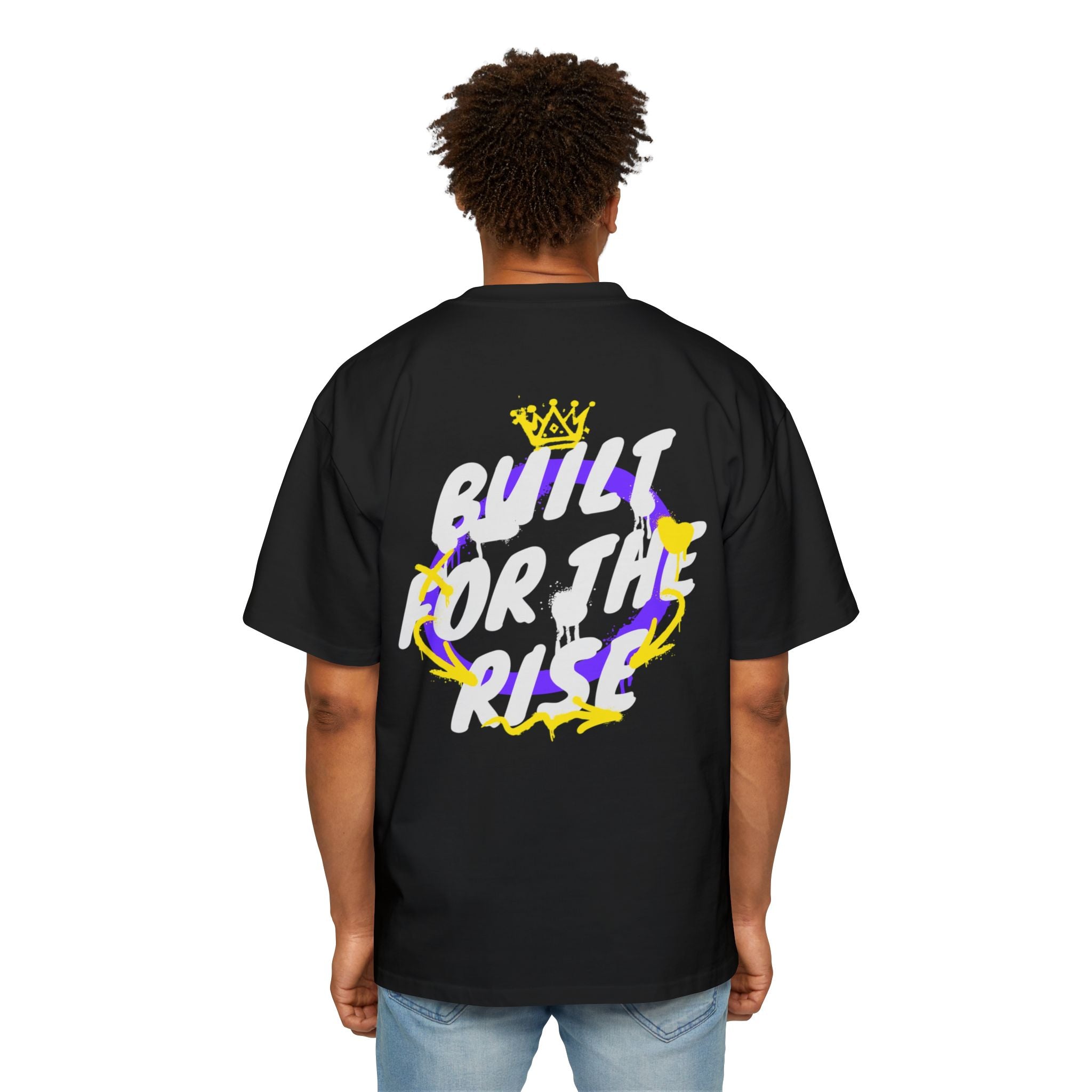 Built For The Rise Tee — Men's Oversized Graphic T‑Shirt