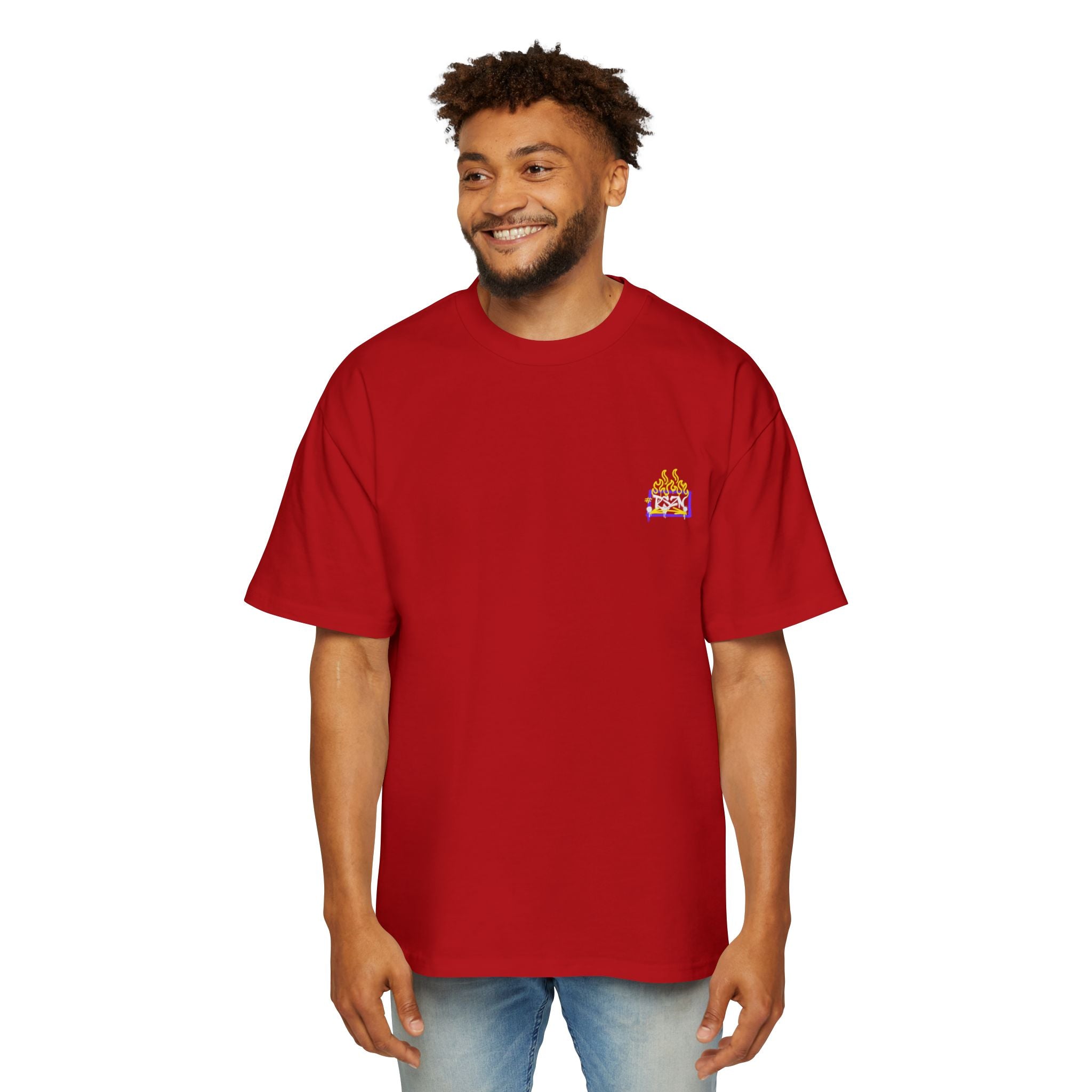 Built For The Rise Tee — Men's Oversized Graphic T‑Shirt